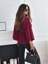 Milano Cape Belt Coat