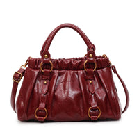 Bologna Handbag - Burgundy