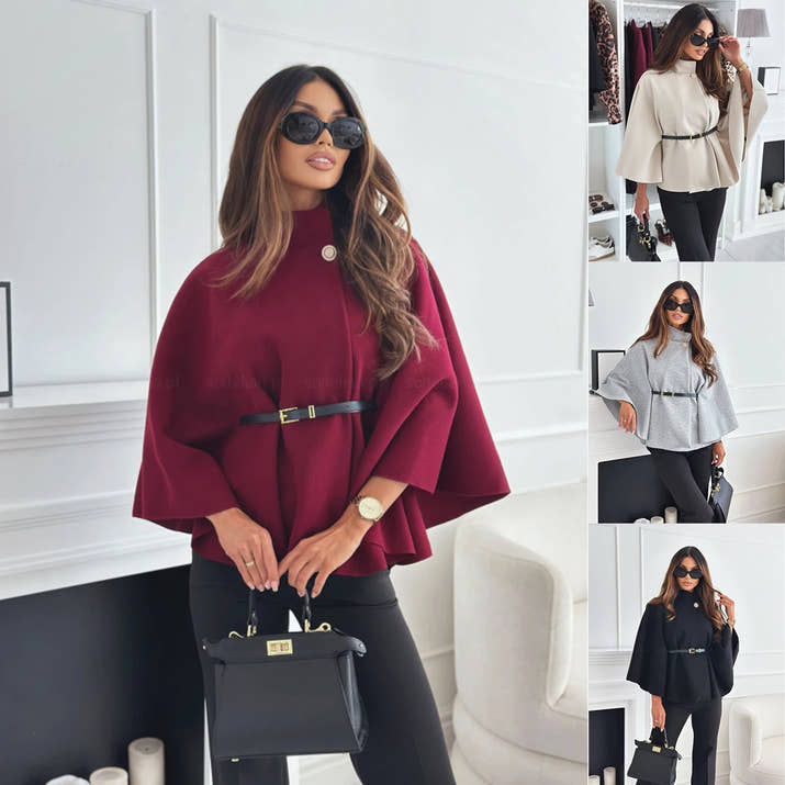 Milano Cape Belt Coat